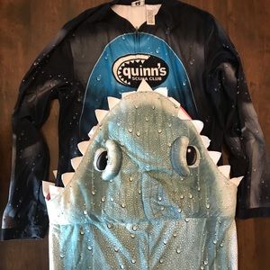 Men’s Fish One Piece Pajamas Size Medium